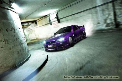 Automobile Trendz: Nissan GTR R34 Drift