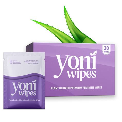 Yoni Wipes, Flushable Feminine Wipes, Individually Wrapped Feminine ...