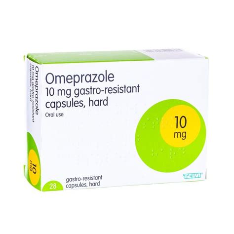 Omeprazole 10mg Gastro Resistant Capsules 28 Caps