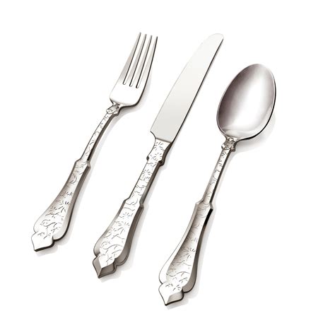 Hampton Forge Argent Afd L Qv Piece Embroidery Flatware Set Ebay