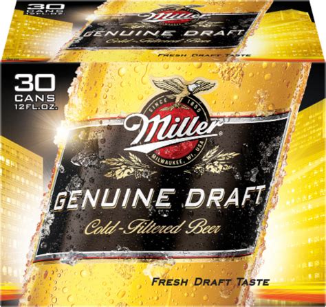 Miller Genuine Draft Beer Cans Fl Oz Qfc