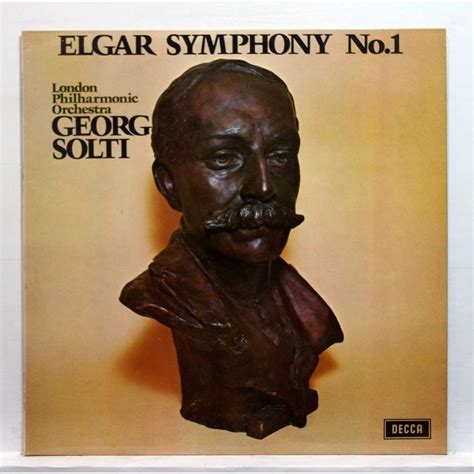 Elgar Symphony No 1 In A Flat Op 55 By Georg Solti LP With