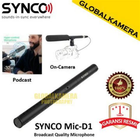 Jual Synco Mic D1 Hyper Cardioid Professional Shotgun Microphone Shopee Indonesia