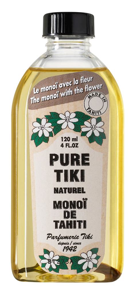 Traditional Tahitian Monoi With Flower 100 Natural Tiki Monoi Ao