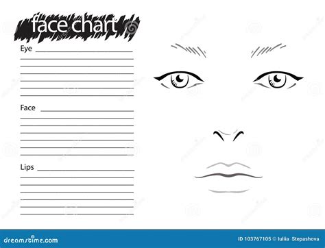 Free Face Chart For Makeup Artists Makeupview Co