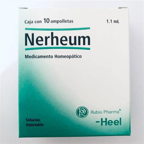 Nerheum Ampolletas Heel Farmacia Homeop Tica Medcom En Quer Taro