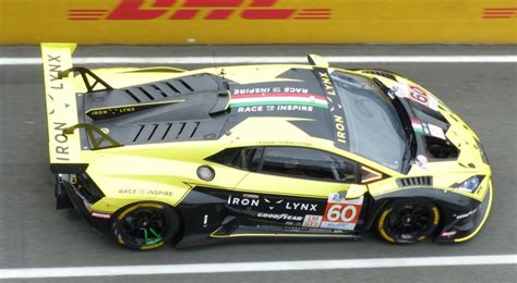 Schaalmodel Lamborghini Huracan Gt3 Evo2 No 60 Iron Lynx Le Mans 24h