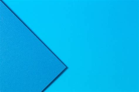 Premium Photo Abstract Blue Color Papers Geometry Flat Lay