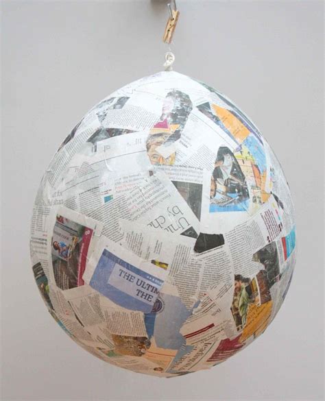 How To Make Paper Mache Balloon