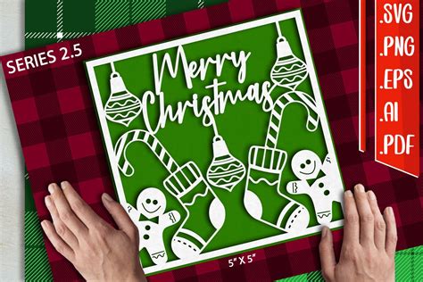 Christmas Card 2 5 Svg Eps Ai Png Pdf Graphic By Assalwaassalwa