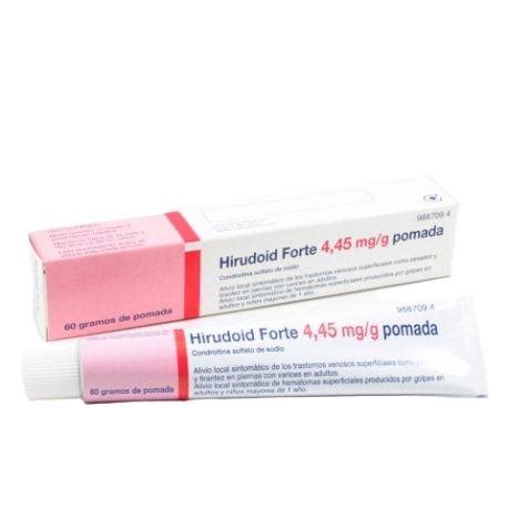 Hirudoid Forte 4 45 Mg G Pomada 60 G Farmacia Online Barata Liceo