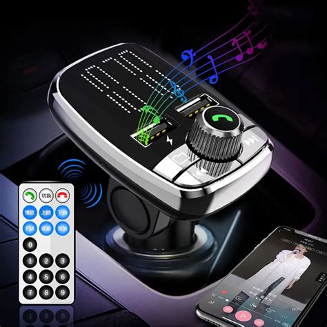 Jinserta Remote Control Car Kit Mp Player Hands Bluetooth Fm