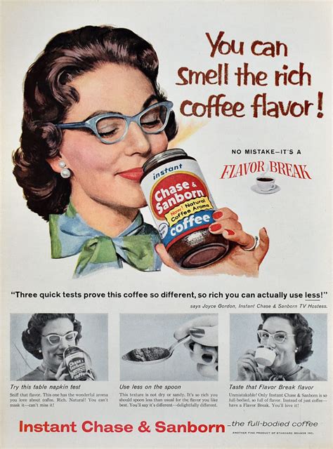 1958 Chase And Sanborn Coffee Vintage Ad 1950s Housewife Etsy In 2021 Vintage Ads 1950s