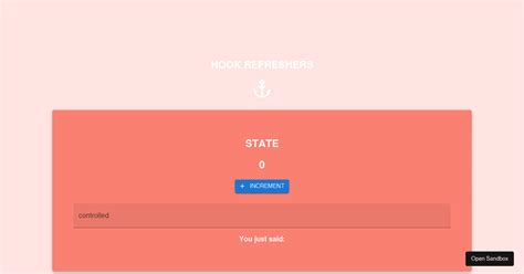 React Hooks Practice Codesandbox