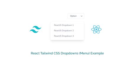 React Tailwind Css Dropdowns Menu Example Larainfo