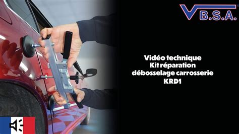 VBSA Kit réparation débosselage carrosserie sans peinture REF KRD1