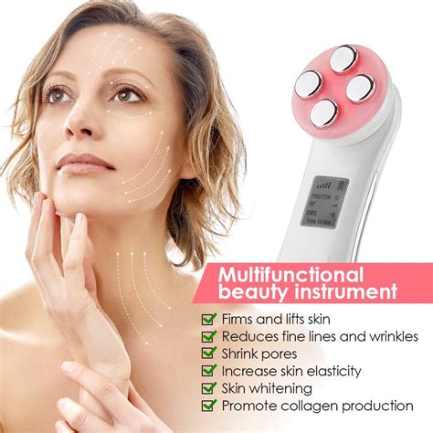 Ems Facial Mesotherapy Electroporation Rf Radio Frequency Led Photon