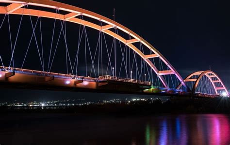 Fakta Jembatan Kuning Palu Jembatan Lengkung Pertama Di Indonesia Yang