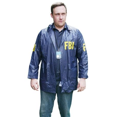 Burt Macklin Fbi Windbreaker Jacket Costume Andy Dwyer Bert Maclin