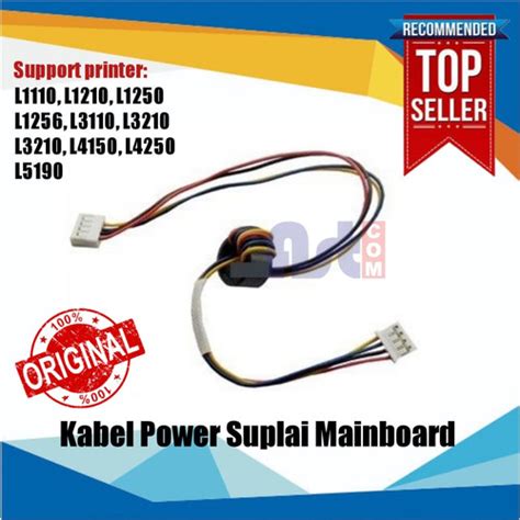 Jual KABEL POWER SUPPLY EPSON L1110 L3110 L3210 TO MAINBOARD Ori