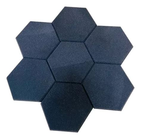 Espuma Ac Stica Hexagonal C Und Cm X Cm Lisa Mercadolivre