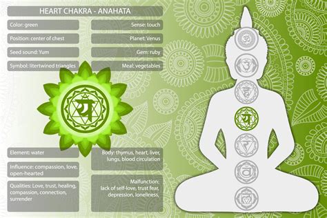 The Heart Chakra And Its Green Color Meaning Color Meanings