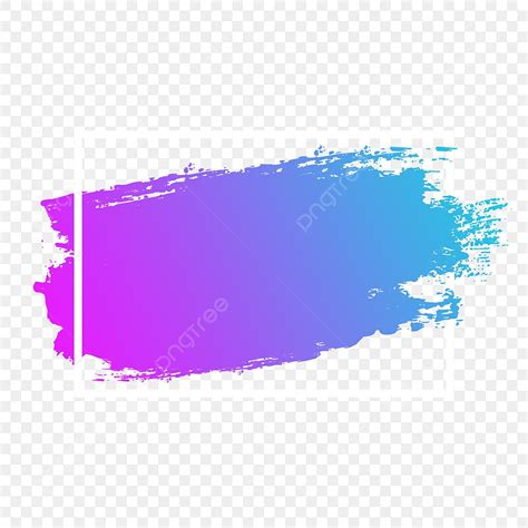 Purple Brush Png Transparent Blue Purple Brush Border Brush Frame