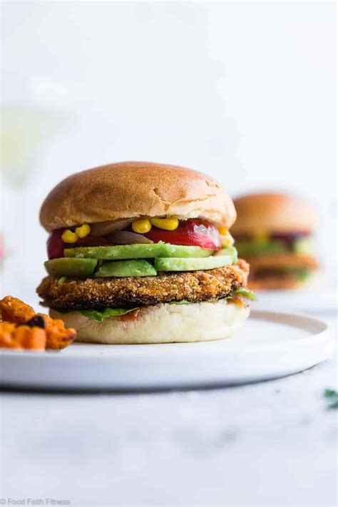 Easy Homemade Sweet Potato Veggie Burgers Food Faith Fitness