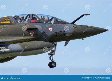 France Airforce Mirage 2000 Fighter Jet Plane Cockpit Editorial Photo ...