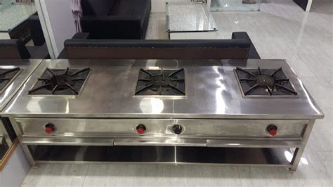 3 LPG Three Burner Chinese Gas Range For Restaurant At Best Price In Surat