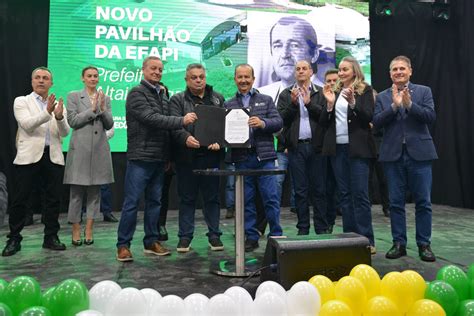 Governador inaugura o novo pavilhão do Parque da Efapi em Chapecó DI