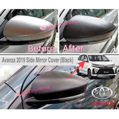 Toyota Avanza 2019 2021 Side Mirror Cover Shopee Malaysia