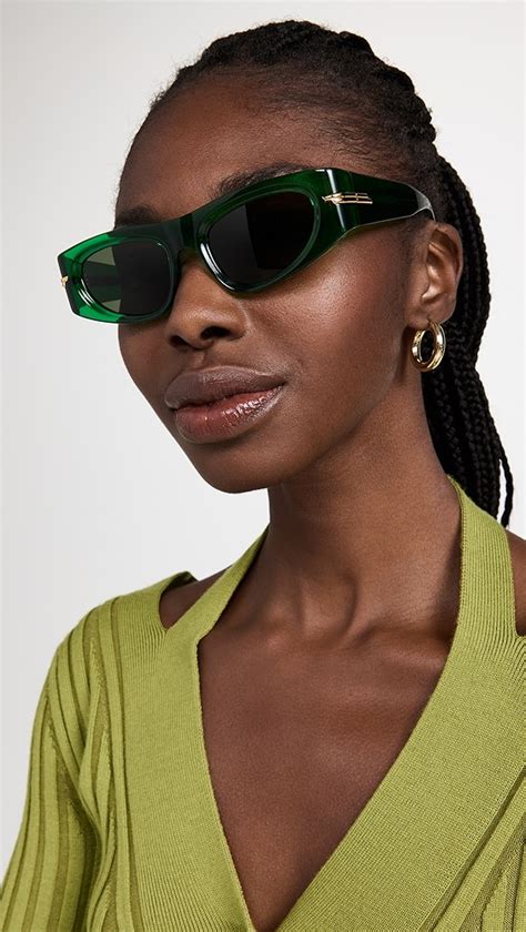 Bottega Veneta Full Metal Caravan Sunglasses Shopbop