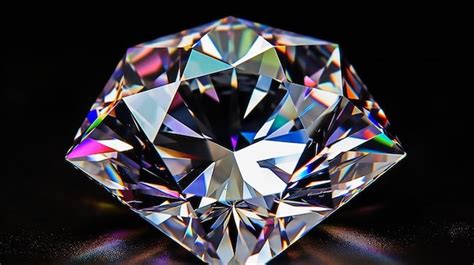 Premium Ai Image Dazzling Diamond Gemstone Facets