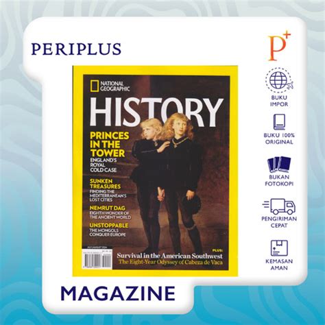 Jual Majalah Import National Geographic History Us Magazine Terbaru