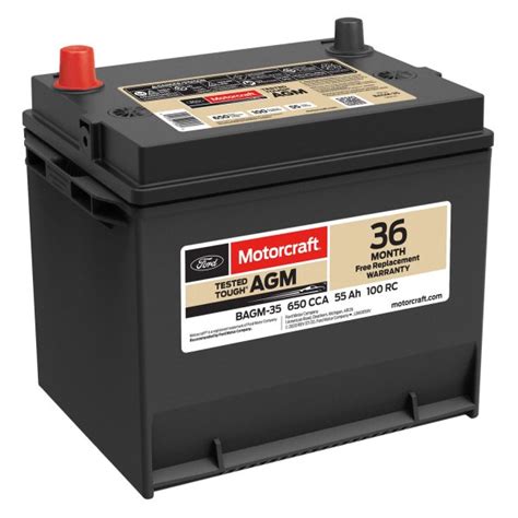 Motorcraft® Bagm35 Tested Tough™ Max Agm Battery