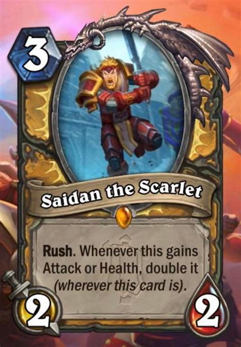 Paladin Legendary Saidan The Scarlet Joins Hearthstone S Fractured In Alterac Valley Expansion