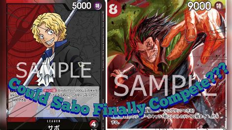 One Piece Tcg Rb Sabo Vs Rp Law Youtube