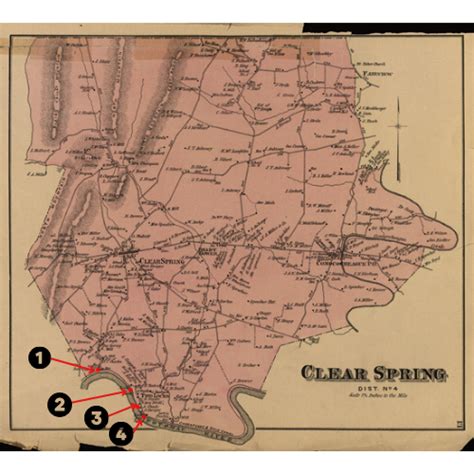 Clear Spring Map | Western Maryland's Historical Library