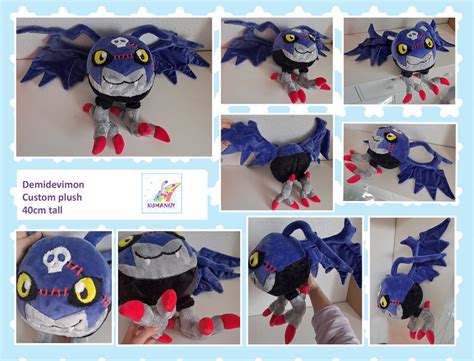 Demidevimon custom plushie by KumanijiStall on DeviantArt