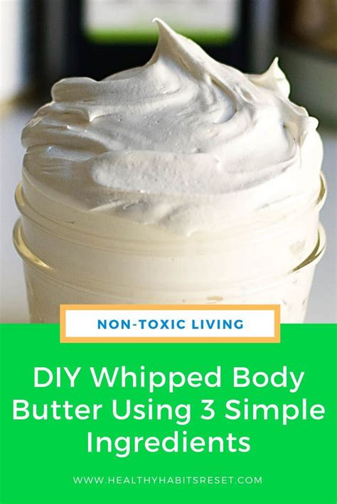 Diy Whipped Body Butter With Shea Butter Coconut Oil And Avocado Oil