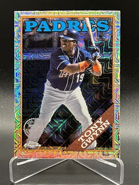 Topps Series Tony Gwynn Chrome Silver Mojo T C Ebay