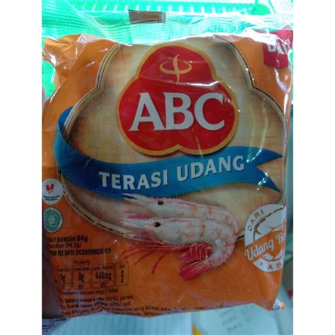 Jual ABC Terasi Udang 1 Pack Isi 20 Sachet Shopee Indonesia