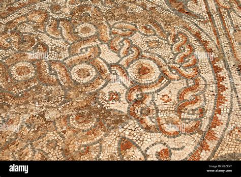 roman mosaic tile floor ephesus  res stock photography  images alamy