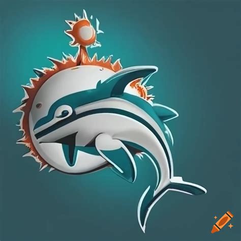 🔥 Free Download Redesigned Miami Dolphins Logo Inspired By The Logo On Craiyon [1024x1024] For