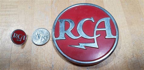 Vintage Rca Radiotv Logo Emblems 2 1 Is 3 And The Other Is 12