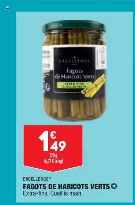 Promo Fagots De Haricots Verts Excellence Chez Aldi ICatalogue Fr