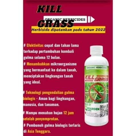 Jual Kill Grass Herbisida Biologis Pembasmi Gulma Original Tanpa