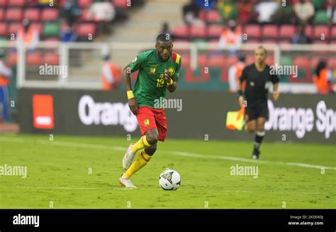 Karl Toko Ekambi Of Cameroon During Cameroon Against Burkina Faso