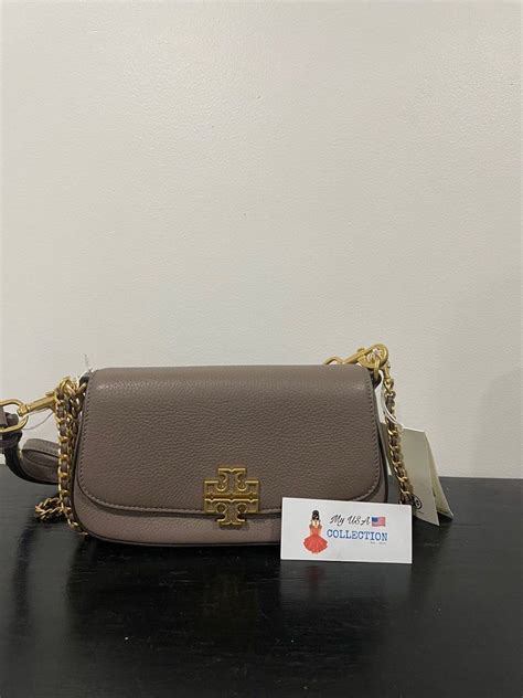 Tory Burch Britten Convertible Crossbody Bag With Gold Hardware